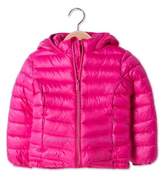 Легкая и теплая демикуртка для девочек с сайта C&A, р-р 104