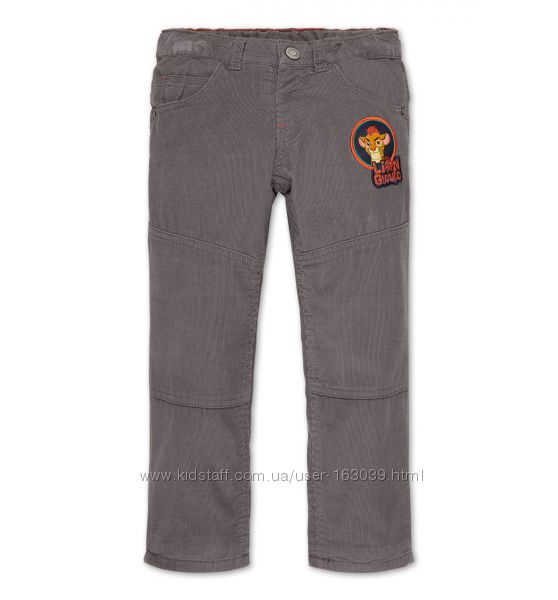 Вельветовые штанишки Lion Quard на подкладке из Германии с C&A, размер 98