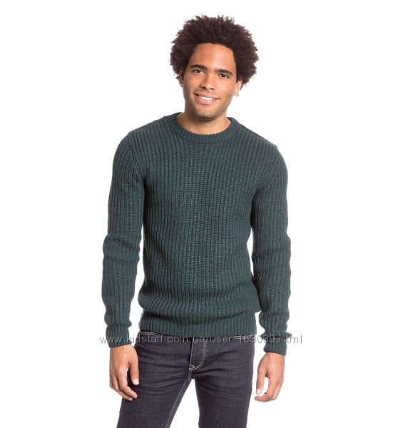 Двухсторонний темно-зеленый молодежный свитер фирмы CLOCKHOUSE, р-р XXL