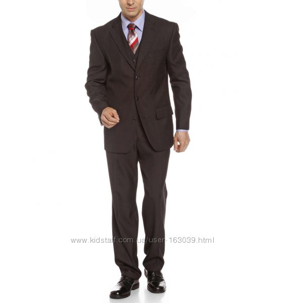 Стильный костюм-тройка для мужчин C&A, размер 52