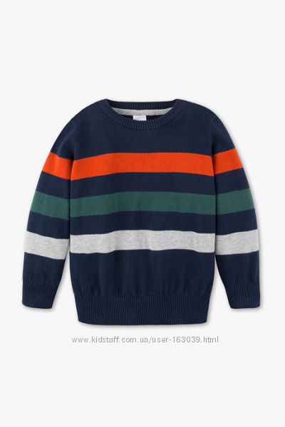 Хлопковый свитерок для мальчишек с немецкого сайта C&A, р-ры 110, 116