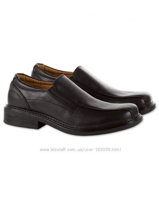 Удобные черные туфли без шнуровки для мальчиков с C&A, размеры 33-38