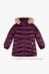 Вишневая утепленная курточка для девочек с сайта C&A, р-р 110