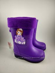 Резиновые сапоги для девочек из серии Disney Princess, размеры 26-30, J08