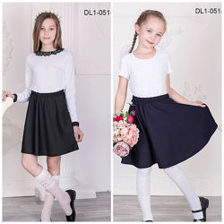 Школьная юбка для девочки, 128-152 см, трикотаж алекс, DL1-051