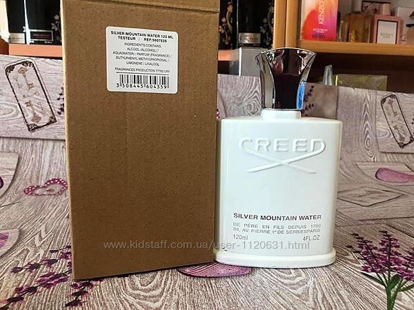 Creed silver mountain water.120 мл, тестер, ниша