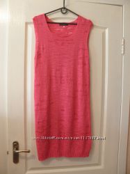 Платье розовое новое с чехлом L-XL 