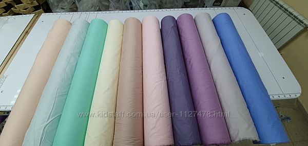 сатин однотон