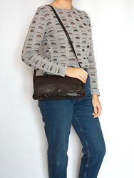 Сумка кожаная винтажная Enny, натуральная кожа. Италия.