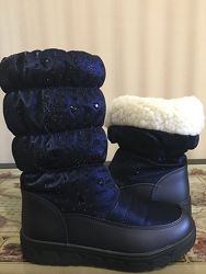 Качественные зимние дутики Lilin Shoes на девочку 36-38 размеры