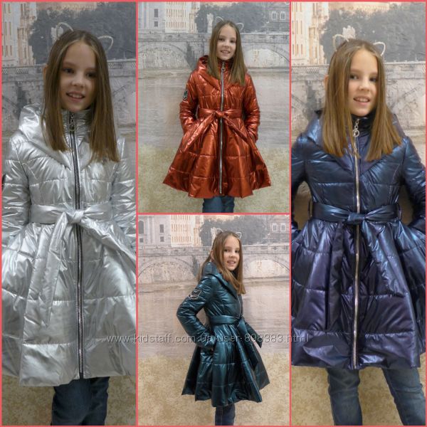 Моднячее деми пальто для девочек