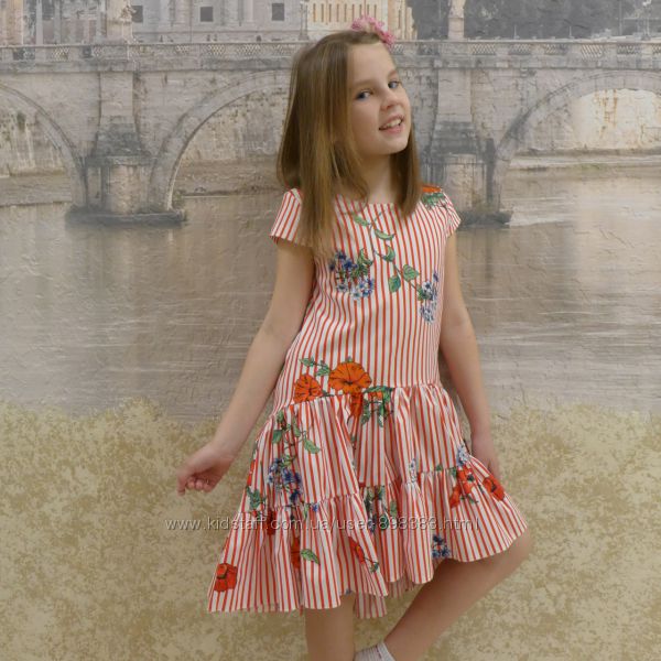 Модное платьице девочке  из вискозы