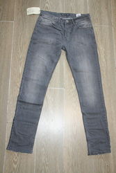 Мужские молодежные джинсы скини 5106 Blackzi  р31,33,34серые, маломерят