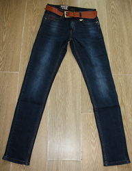 Мужские джинсы Super Filip 557 стрейчевые скини,32,33р, т. синие