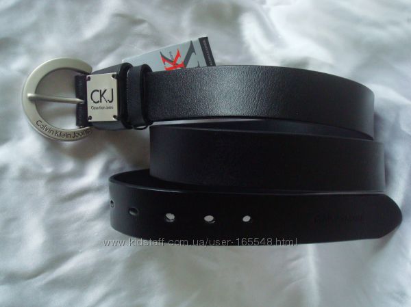 Кожаные ремни Calvin Klein Jeans. 