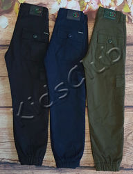 Джоггеры карго штаны зимние на флисе на рост от 116 до 140
