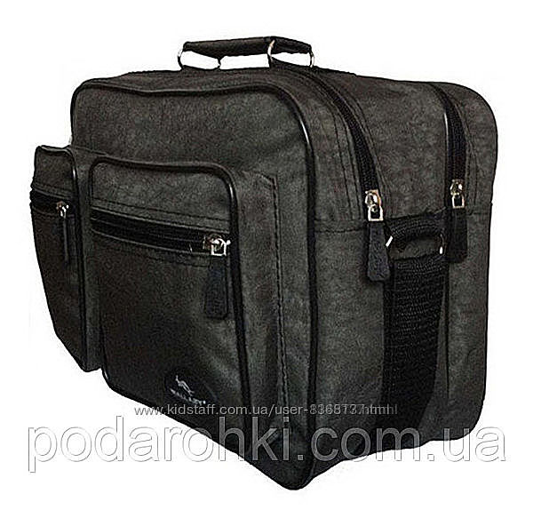 Мужская сумка Wallaby 2647 хаки через плечо папка портфель А4 35х24х15
