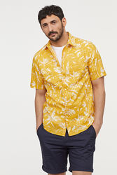 Стильна сорочка з коротким рукавом, H&M, р. XL