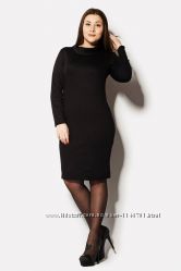 Новое классическое черное платье на 48 размер