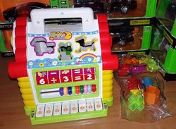 Развивающая логическая игрушка сортер для малышей Теремок Joy Toy 9196