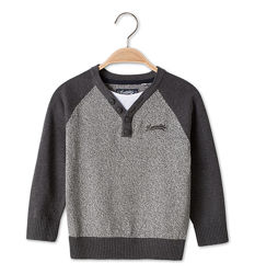 Детский теплый свитер для мальчика C&A Palomino Германия Размер 104 серый