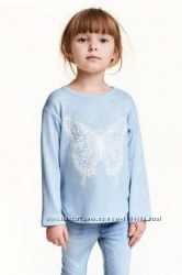 Очень красивый свитер на девочку H&M Швеция Размер 98-104 Оригинал