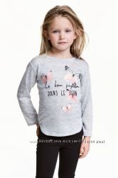 Очень красивый свитер на девочку H&M Швеция Размер 110-116 134-140 Оригинал