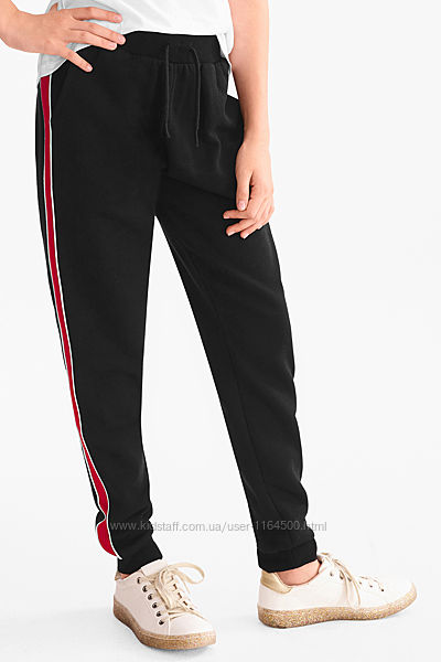 Спортивные штаны для девочки C&A Германия Размер 134 оригинал черные
