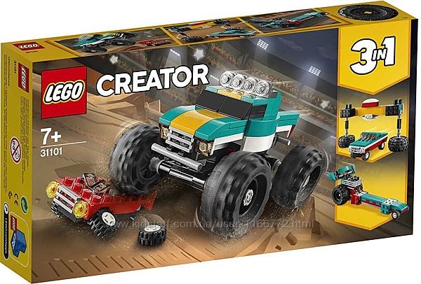 Конструктор LEGO Creator 31101 Монстр-трак