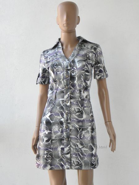 Вишукане плаття-сорочка з принтом 42-46 розміри 36-40 євророзміри.