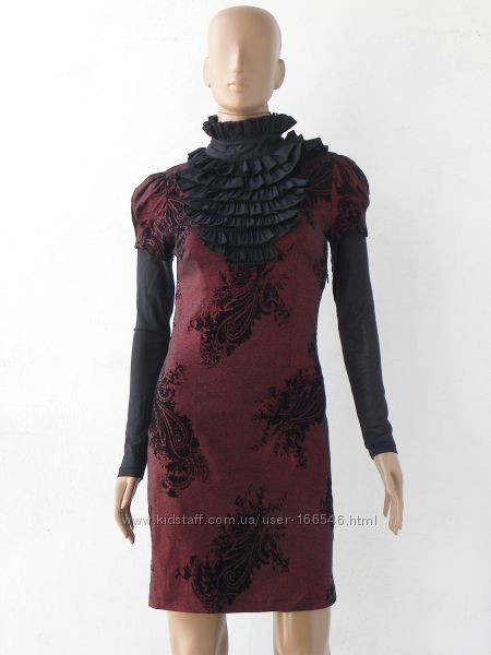 Нарядне плаття бордового кольору 42-й розмір 36-й євророзмір.