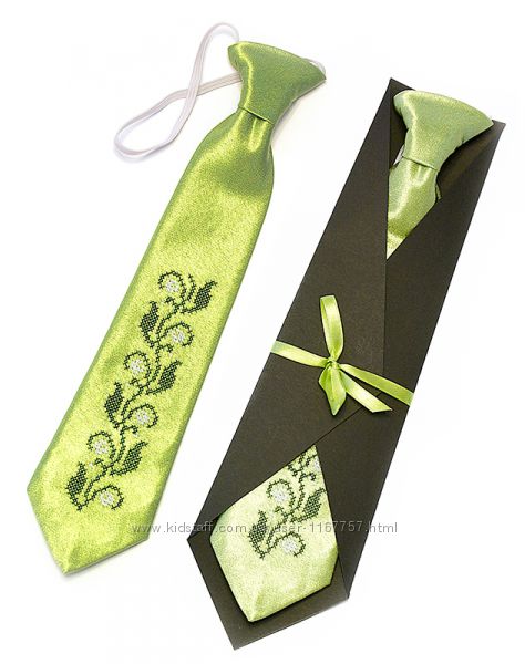 Дитячий галстук з вишивкою Віст