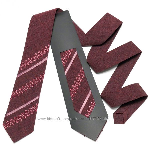 Оригінальна вишита краватка 