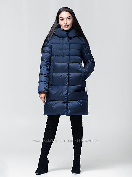 Акция Зимняя куртка большого размера, батал CLASNA 18D508 48, 50, 52