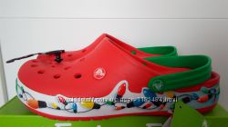 Сабо з мигалками Crocs Crocband Holiday Lights Classic Clog M9. Оригінал