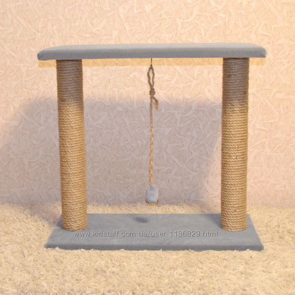 Когтеточка - лежанка с двумя столбиками