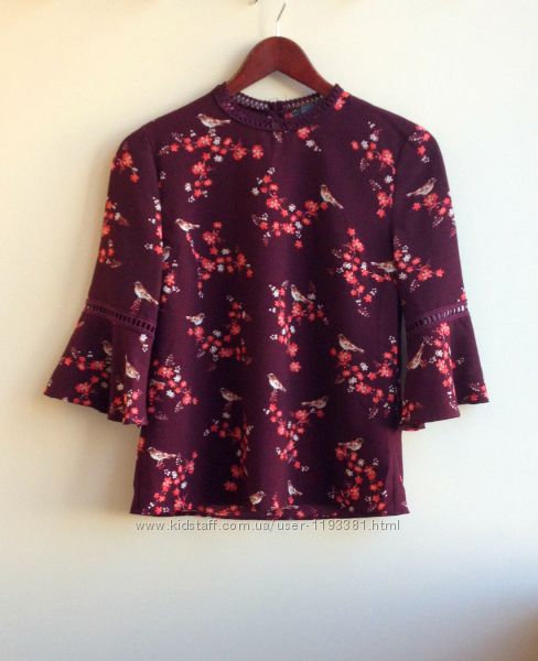 Блуза с цветочным принтом Primark