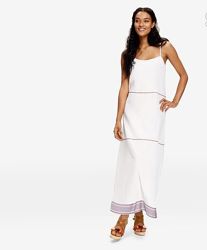 Белый хлопковый сарафан макси летнее платье в пол ESMARA Германия, р.40 EUR