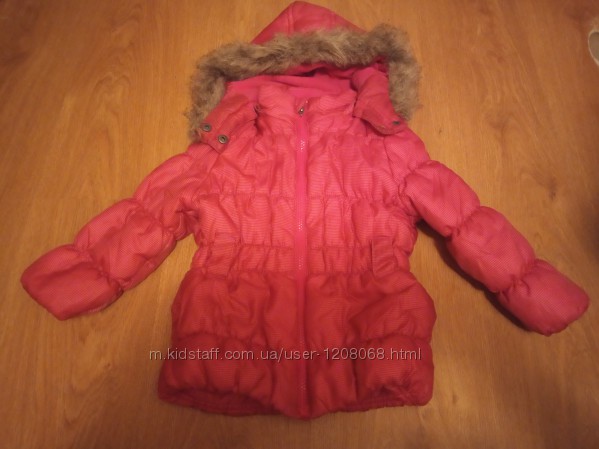 Куртка теплая для девочки  lupilu 92-98