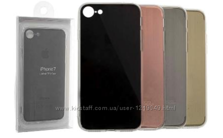 Чехол накладка силиконовая для iPhone 7 7S 7plus 4 цвета