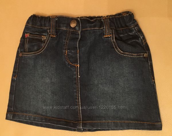 Класснючая джинсовая юбочка IDo, на 3-4-5лет