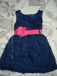 Платье нарядное гипюровое на девочку 1, 5-2 л. ф. F&F