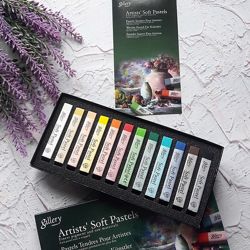 Пастель сухая Mungyo  Artist&acutes Soft Pastels  12 цветов, мягкая