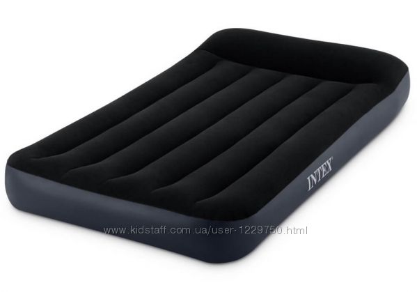 Кровать, матрас велюровый с подголовником 99*191*22(30) от INTEX (66767)
