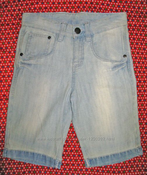джинсовые шорты р. 140см, 9-10 лет тсм - такко германия