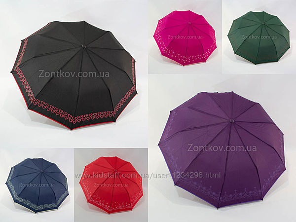 Женский зонтик полуавтомат купон на 10 спиц от фирмы Bellissimo &847019306.