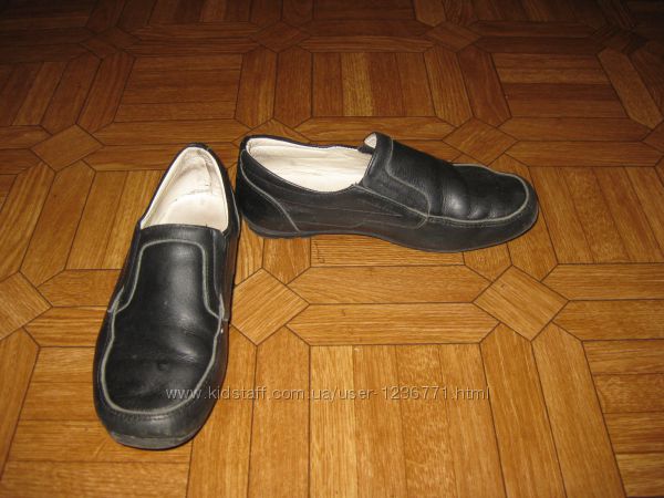 Туфли в школу черные, кожа 30 р-р 18, 5 см стелька, дешево