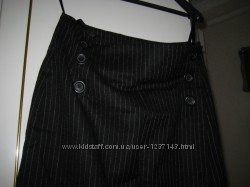 Стильная юбка в полоску на запах