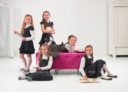 Школьная форма, Польша. Синяя, черная. Блузы и гольфы.