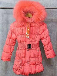 RM зимнее пальто с натуральным мехом 116-134 рост
